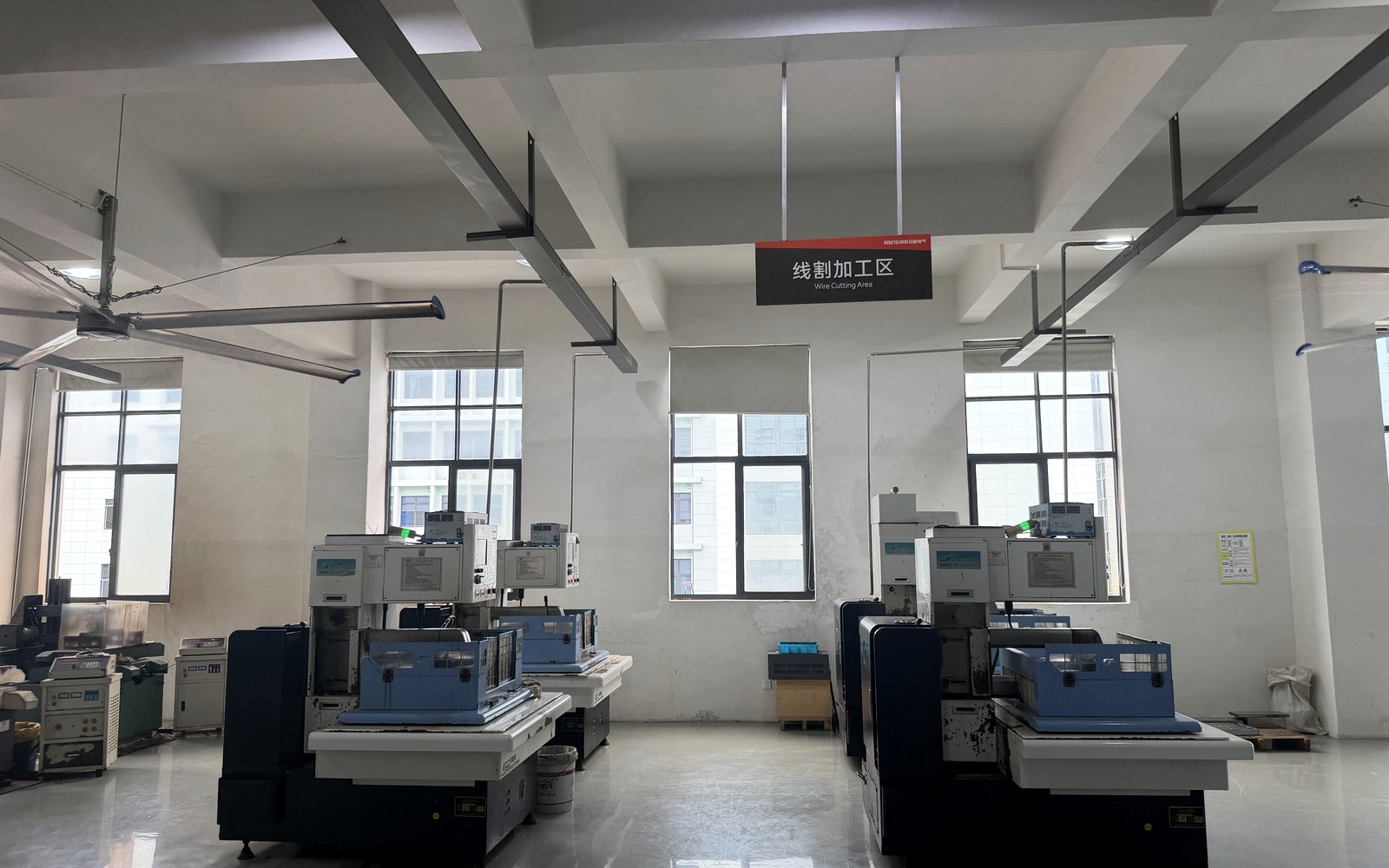 Tool machining area