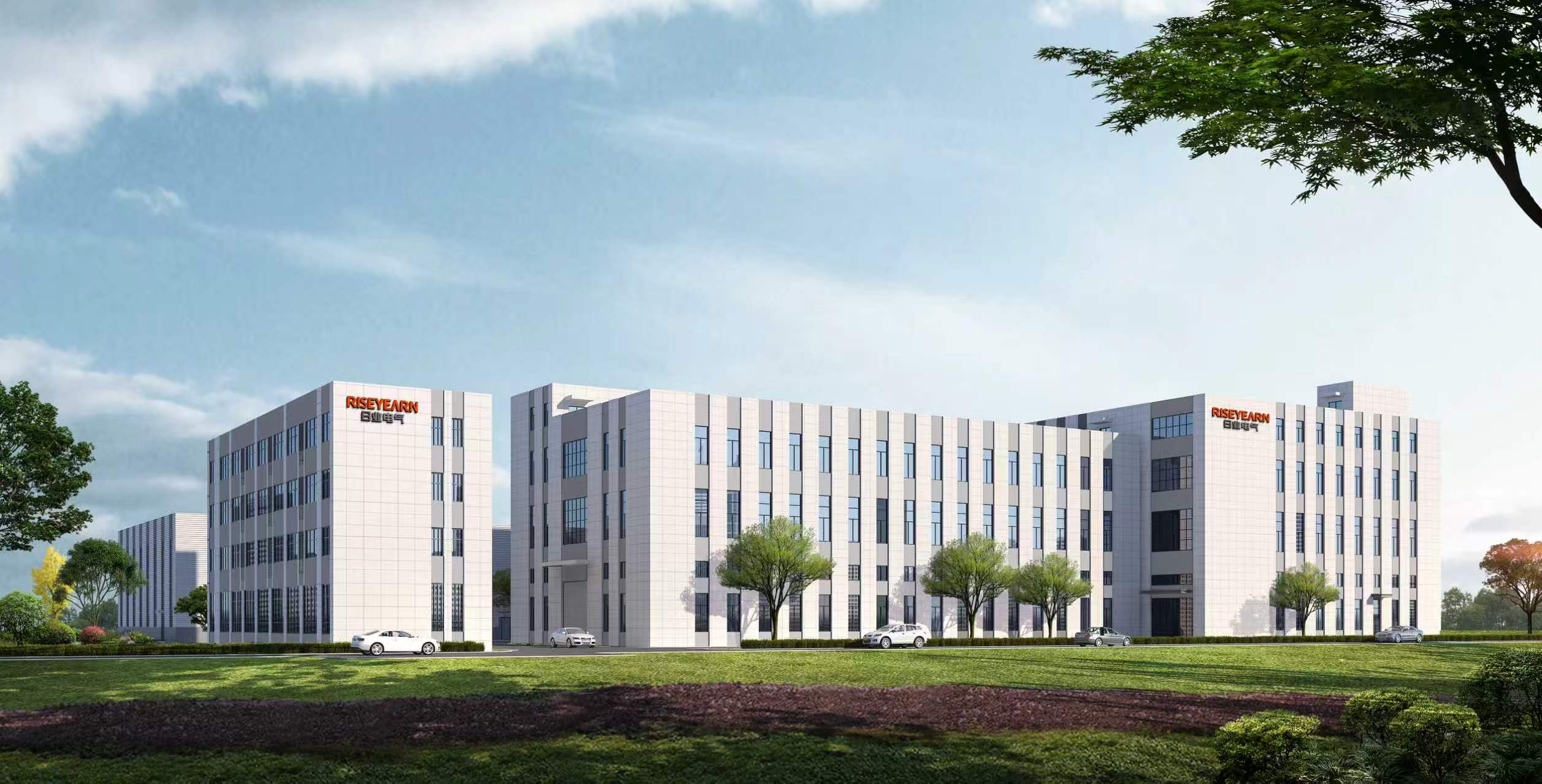 RISEYEAR production base architectural rendering